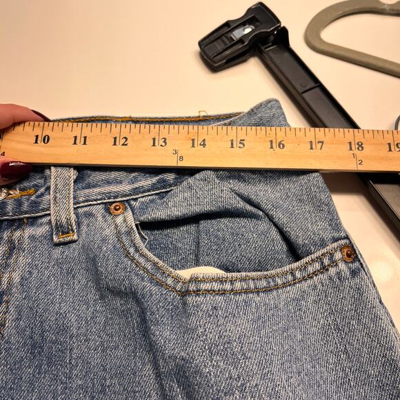 Levis 505 Regular Fit Straight Denim Jeans Size 38 x30 - Picture 7 of 10